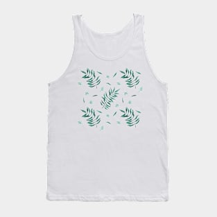 Green Exotic Plants Tank Top